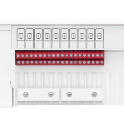 Danfoss Icon™  Yerden Isıtma Ana Kontrolör, 230V Besleme 24V kontrol, 10 Çıkışlı (Kablosuz kontrol için modül gereklidir.) 