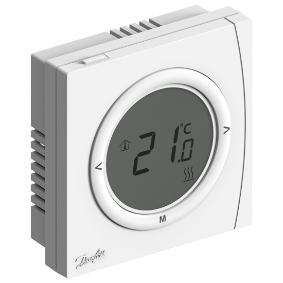 Danfoss RET 2001 B Yerden Isıtma Dijital oda termostatı, 5-35 °C, Batarya beslemeli 