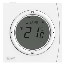 Danfoss TP 5001 B LCD ekranlı programlanabilir Yerden Isıtma oda termostatı, 5-35°C, Batarya beslemeli 