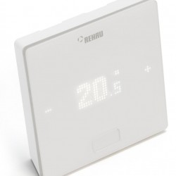 REHAU-NEA SMART 2.0 Yerden Isıtma Oda Termostatı HRW Sıcaklık/Nem Ölçer, Kablosuz, Beyaz 